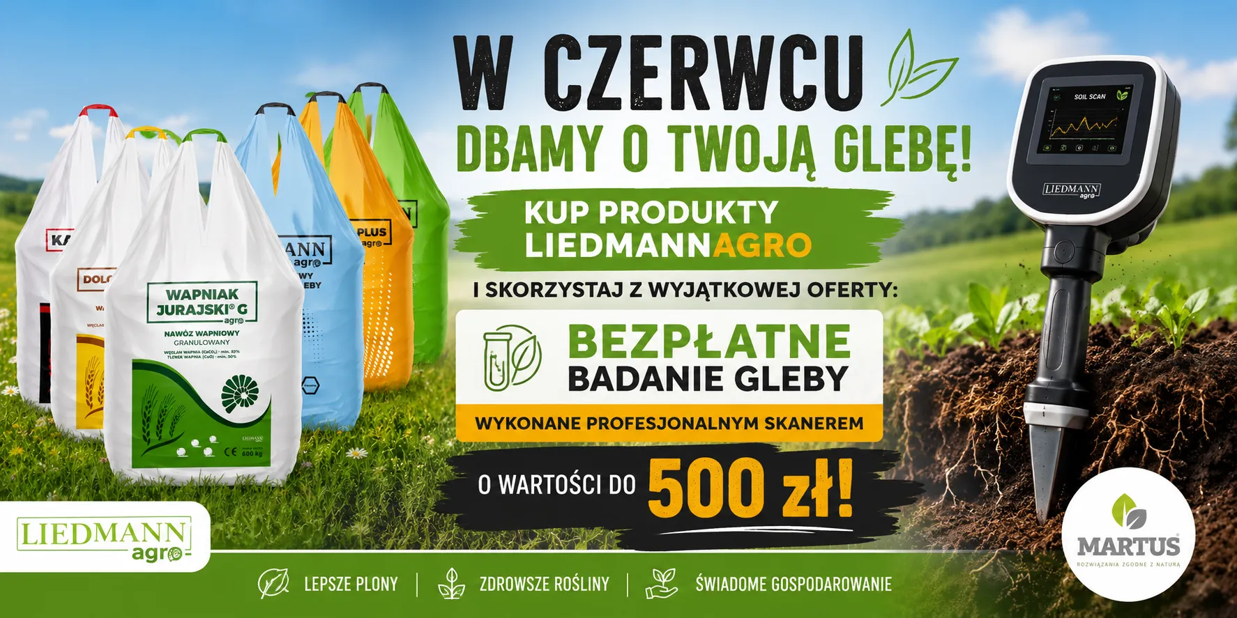Promocja dla klientów LiedmannAgro – bezpłatne badanie gleby w czerwcu!